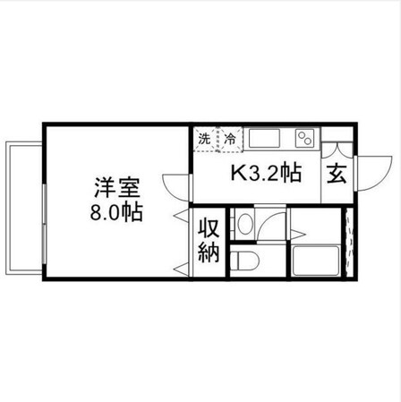 ベルドミールの物件間取画像